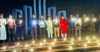 ভয়াল ১২ নভেম্বর: উপকূল দিবস ঘোষণার দাবিতে মোমবাতি প্রজ্বলন