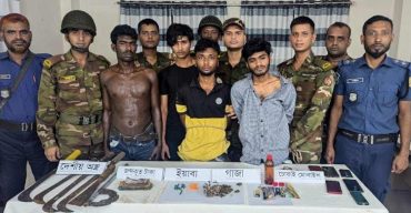 পিরোজপুরে যৌথবাহিনীর অভিযানে ৪ মাদক ব্যবসায়ী গ্রেফতার