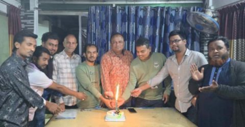 ফতুল্লা প্রেস ক্লাবের সাধারণ সম্পাদক মাসুমের জন্মদিন পালন