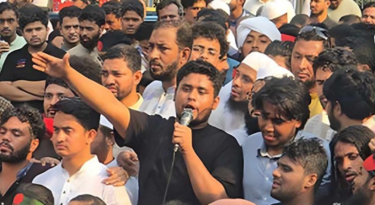 এক ঘণ্টার মধ্যে আ. লীগ নিষিদ্ধের ঘোষণা না এলে ‘লং মার্চ টু যমুনা’