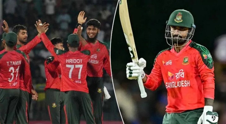লিটনের ঝড়ো ব্যাটিংয়ে সহজ জয় বাংলাদেশের