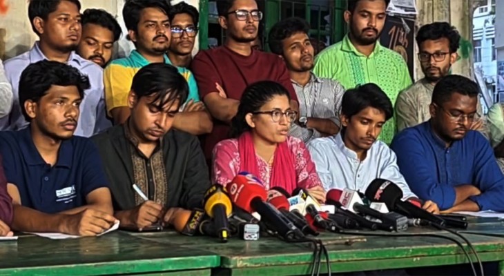 ডাকসু নির্বাচন: ১১ দফা ইশতেহার ঘোষণা উমামার প্যানেলের