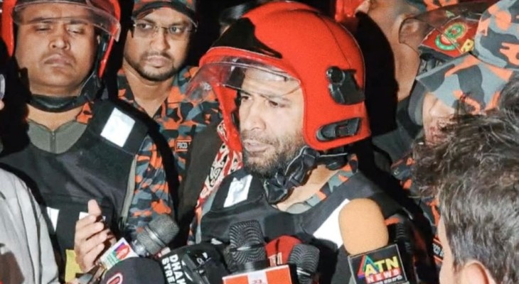 কড়াইল বস্তির ১৫০০ ঘর-বাড়ি আগুনে পুড়েছে: ফায়ার সার্ভিস