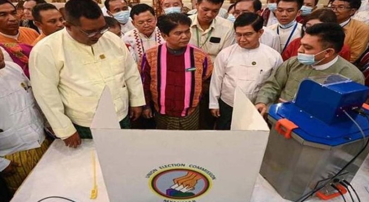 যুদ্ধবিধ্বস্ত মিয়ানমারে জাতীয় নির্বাচনের ভোট শুরু