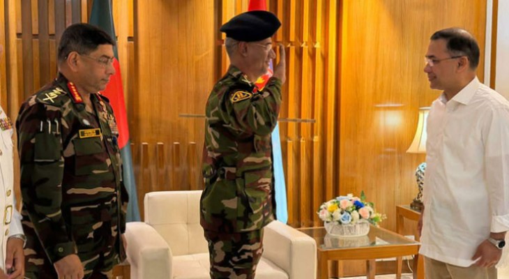 প্রধানমন্ত্রীর সঙ্গে সেনাপ্রধানের সাক্ষাৎ