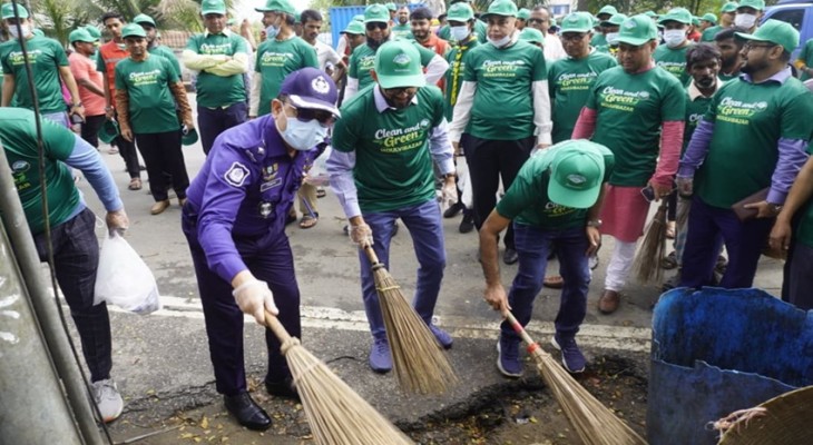 মৌলভীবাজারে ডেঙ্গুসহ মশাবাহিত রোগ প্রতিরোধে সমন্বিত পরিচ্ছন্নতা ও সচেতনতামূলক অভিযান