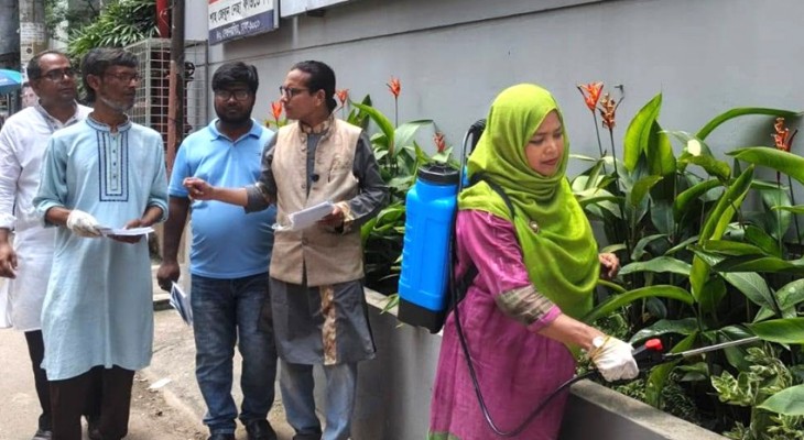 নতুনধারার মাসব্যাপী ডেঙ্গুরোধ অভিযান