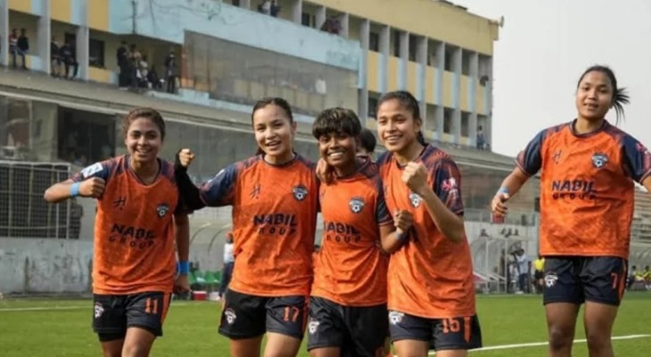 নারী ফুটবলে নতুন ইতিহাস ঋতুপর্ণা কে ছাড়াই এএফসি মিশনে রাজশাহী