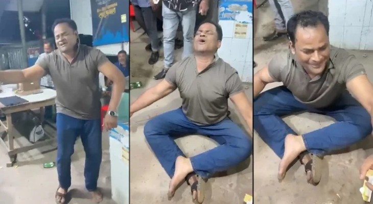 নাচ-গান, ভাঙচুর, এরপর টোলের টাকা নদীতে—পুলিশ সদস্যকে প্রত্যাহার